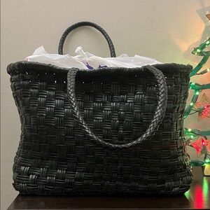 Dragon Diffusion Dark Green Woven Tote Bag